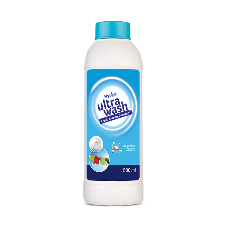 Hyvest Ultra Wash Liquid Laundry Detergent 500ml