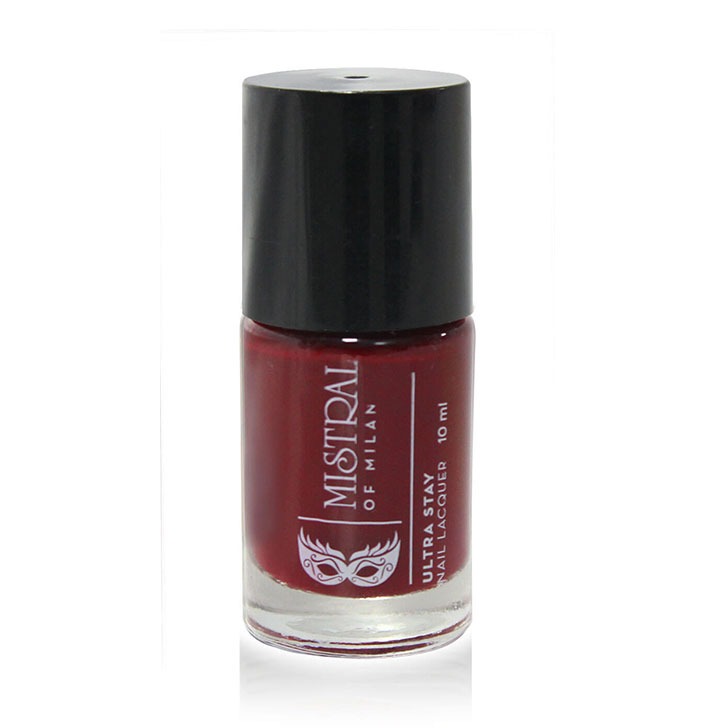 MOM* Ultra stay nail lacquer 10 ml Deep Cherry 011