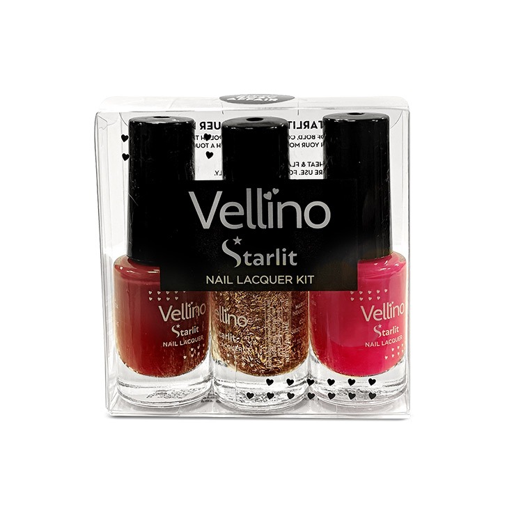 Vellino Nail Lacquer Starlit Rosy Affair Kit 02 (3