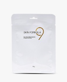 Skin Formula 9 Glow Sheet Mask Vitamin E 30g