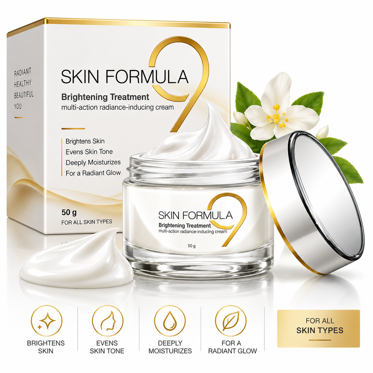 Skin Formula 9 Brightening Treatment Cream – 50g