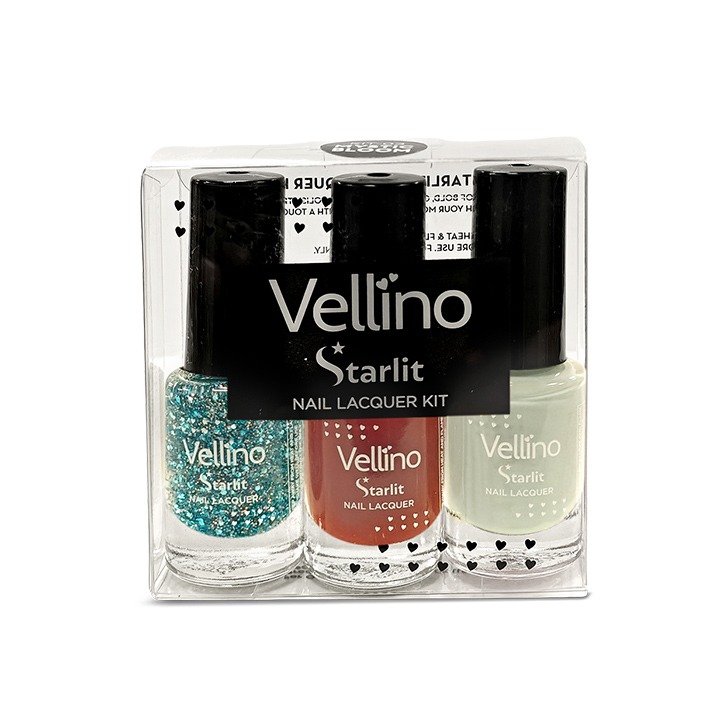 Vellino Nail Lacquer Starlit Moonstone Kit 04 (3 U